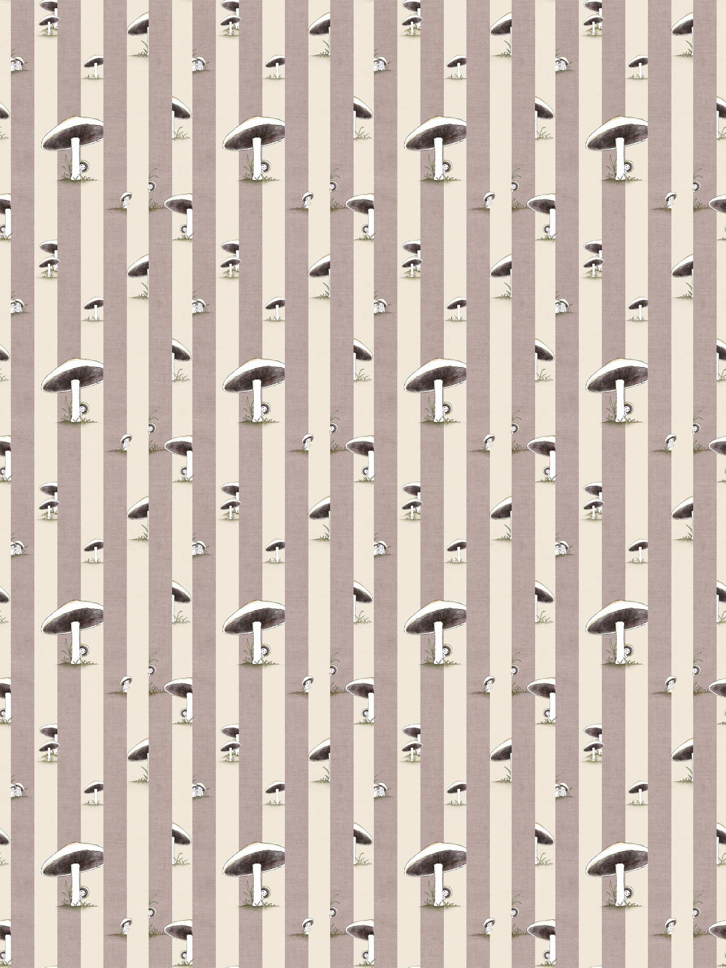 Toadstool Peakaboo Light Wallpaper