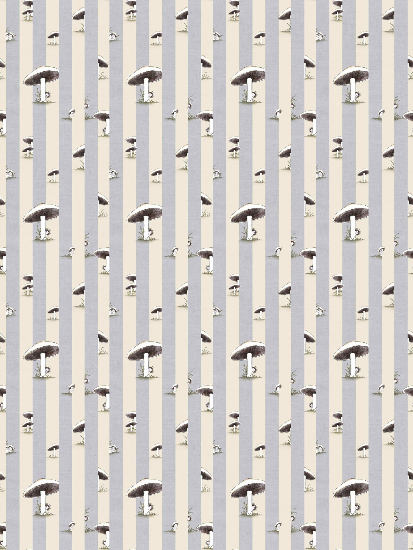 Toadstool Peakaboo Light Wallpaper