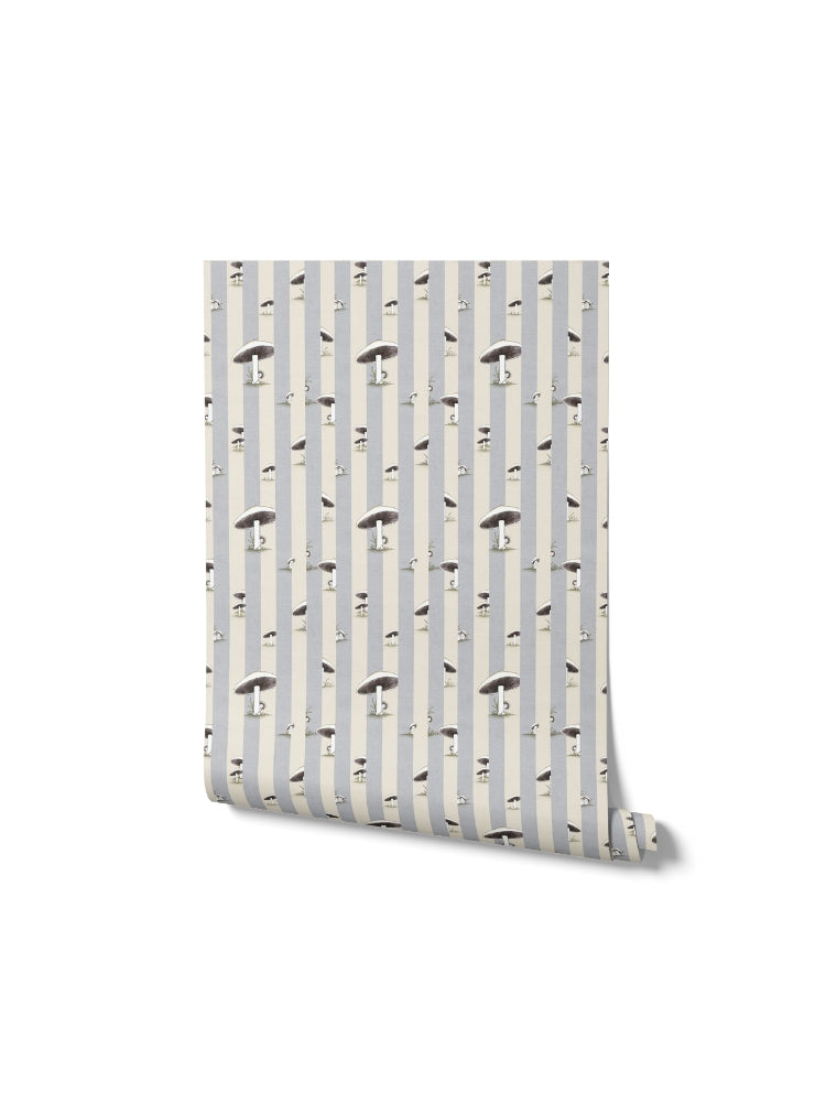 Toadstool Peakaboo Light Wallpaper