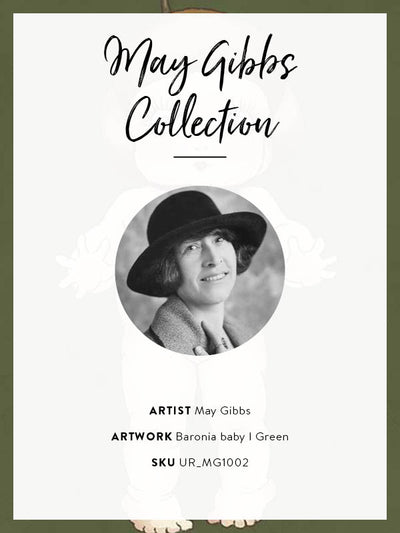 Boronia Baby I Green Unframed Art Print