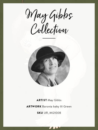 Boronia Baby III Green Unframed Art Print