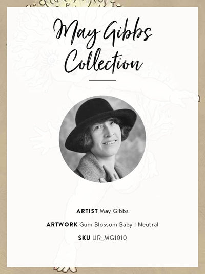 Gum Blossom Baby I Neutral Unframed Art Print