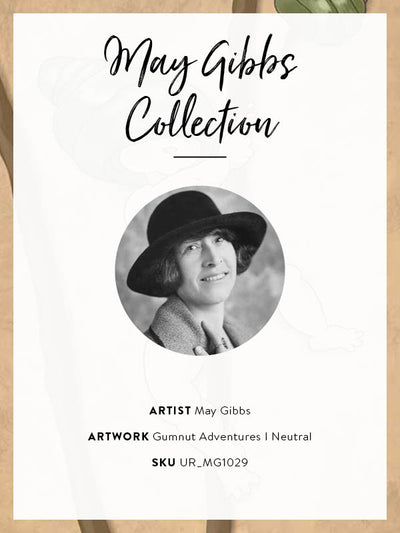 Gumnut Adventures I Neutral Unframed Art Print