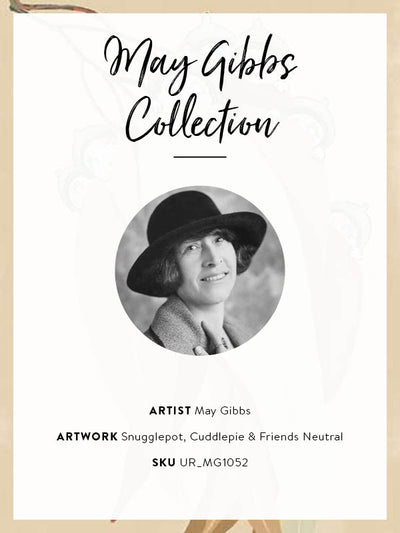 Snugglepot, Cuddlepie & Friends Neutral Unframed Art Print