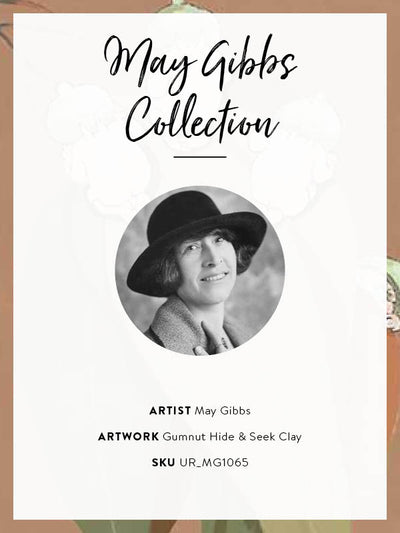 Gumnut Hide & Seek Clay Unframed Art Print