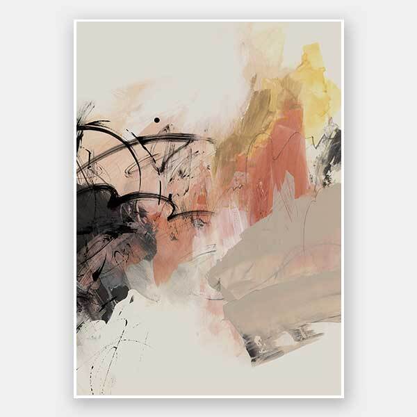 In a Rush I Unframed Art Print