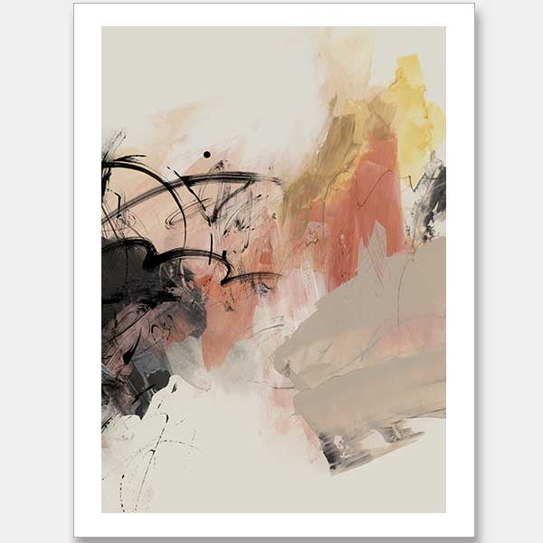 In a Rush I Unframed Art Print