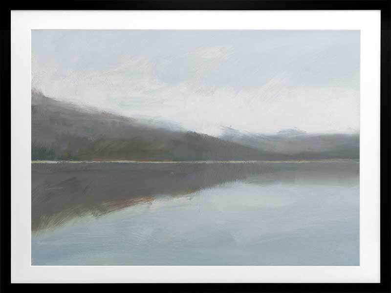 Lake Mode Framed Art Print