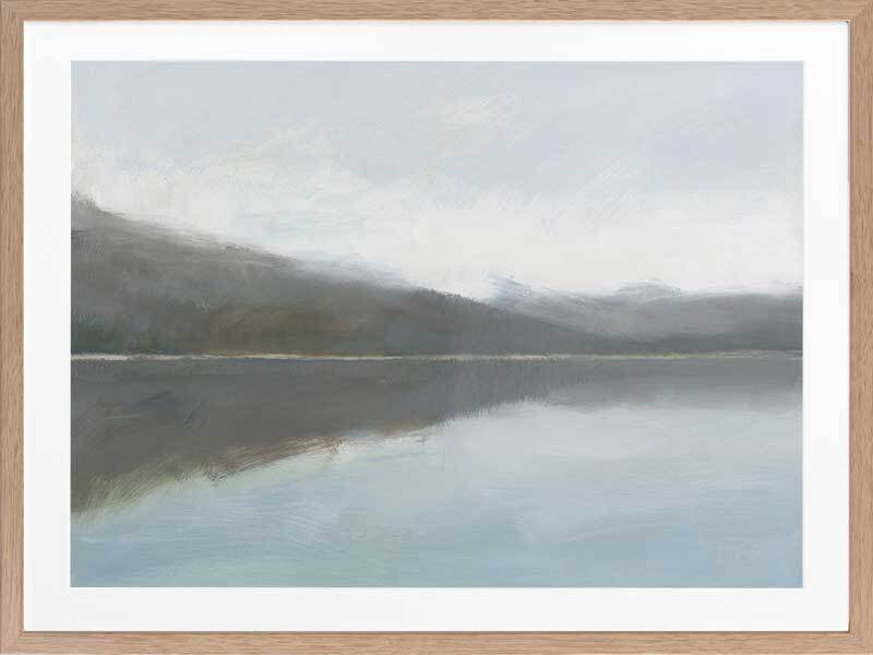 Lake Mode Framed Art Print