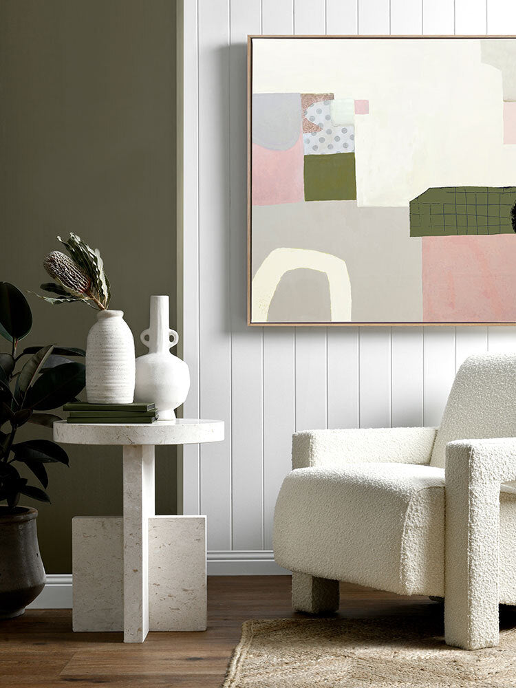 Cubist Pop Canvas Art Print | Lifestyle