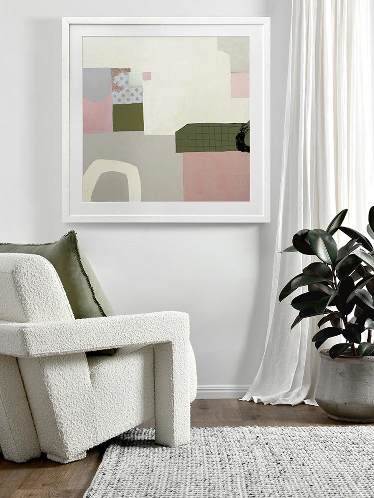 Cubist Pop Framed Art Print | Lifestyle