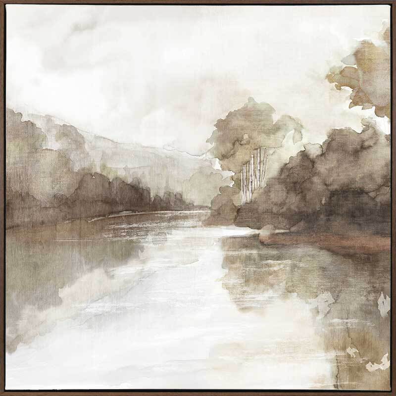 River Mode Canvas Art Print