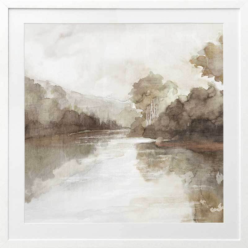 River Mode Framed Art Print