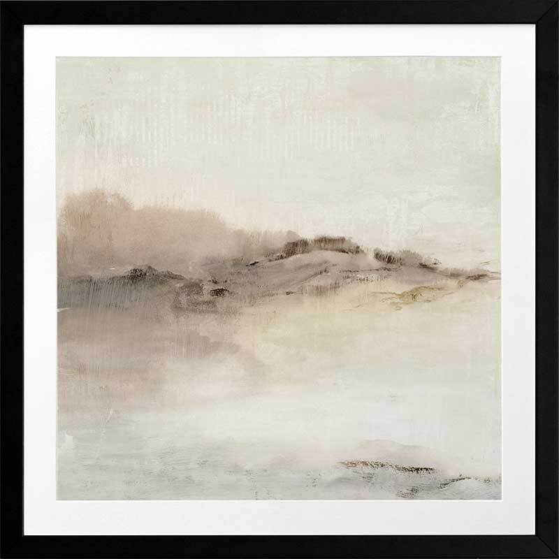 Winter Dunes Framed Art Print