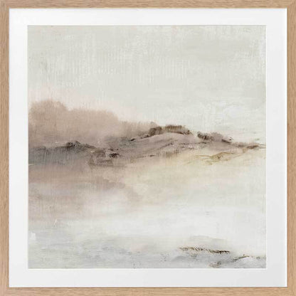 Winter Dunes Framed Art Print