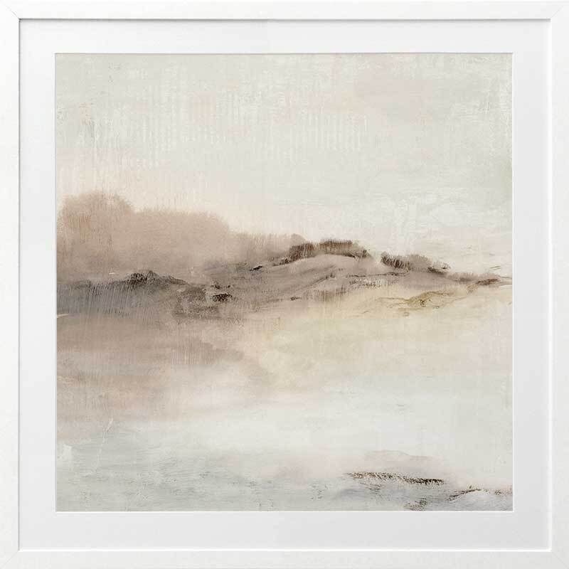 Winter Dunes Framed Art Print