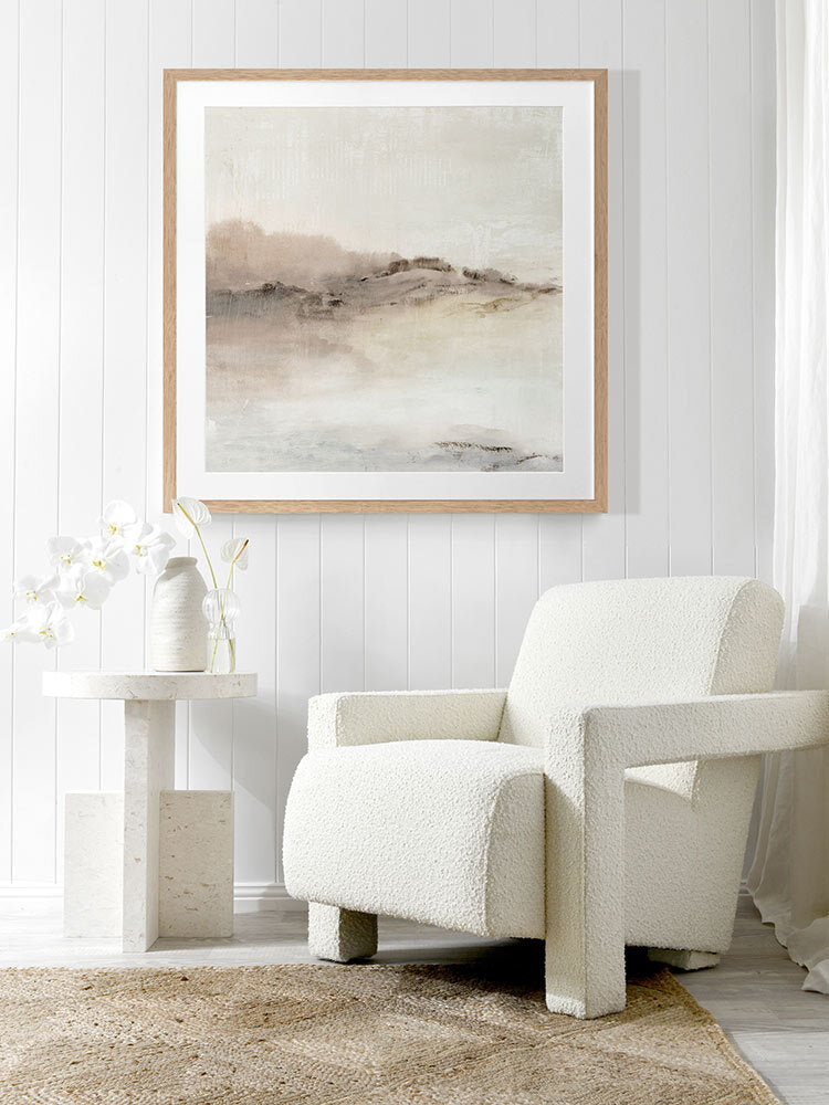 Winter Dunes Framed Art Print