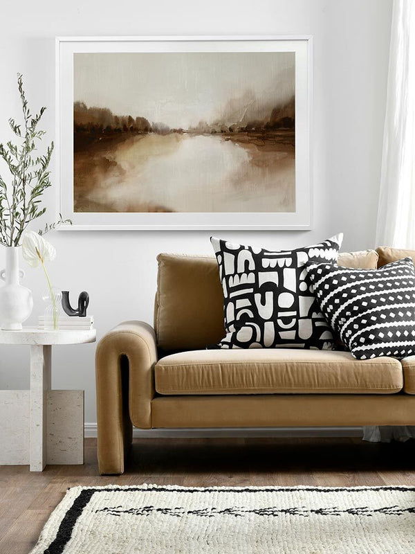 Down by the creek Framed Art Print | Lifestyle