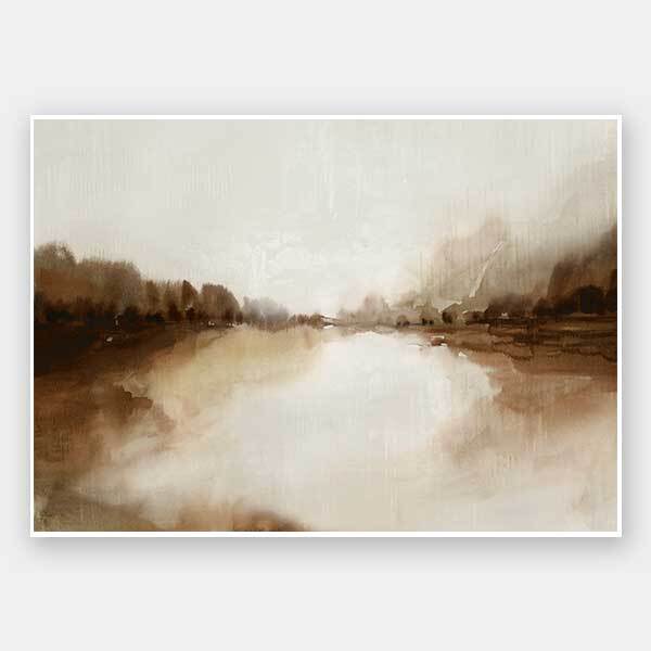 Down by the creek Unframed Art Print