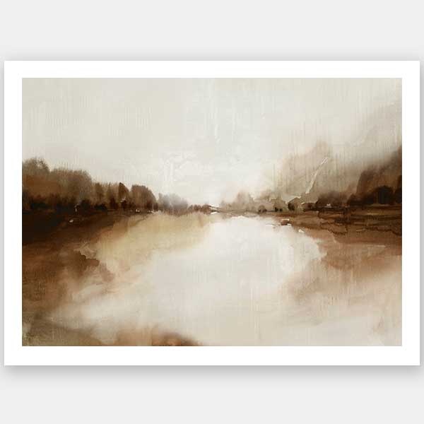 Down by the creek Unframed Art Print