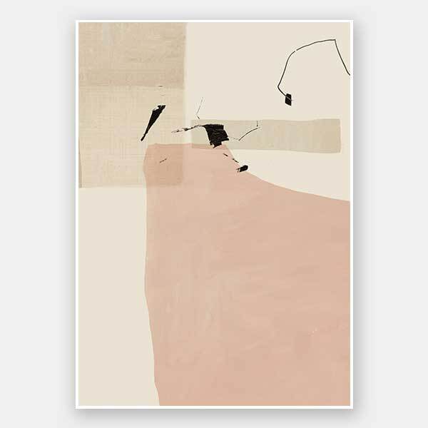 Nude Mood Unframed Art Print