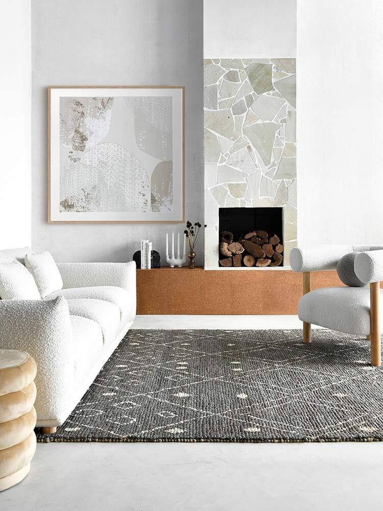 River stone Framed Art Print | Lifestyle