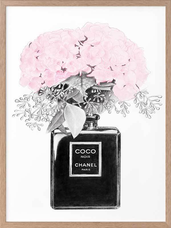 Chanel Noir Framed Art Print