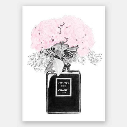 Chanel Noir Unframed Art Print