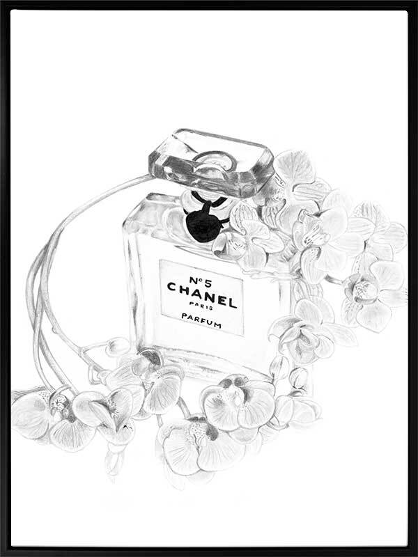 Chanel Bottle Canvas Art Print