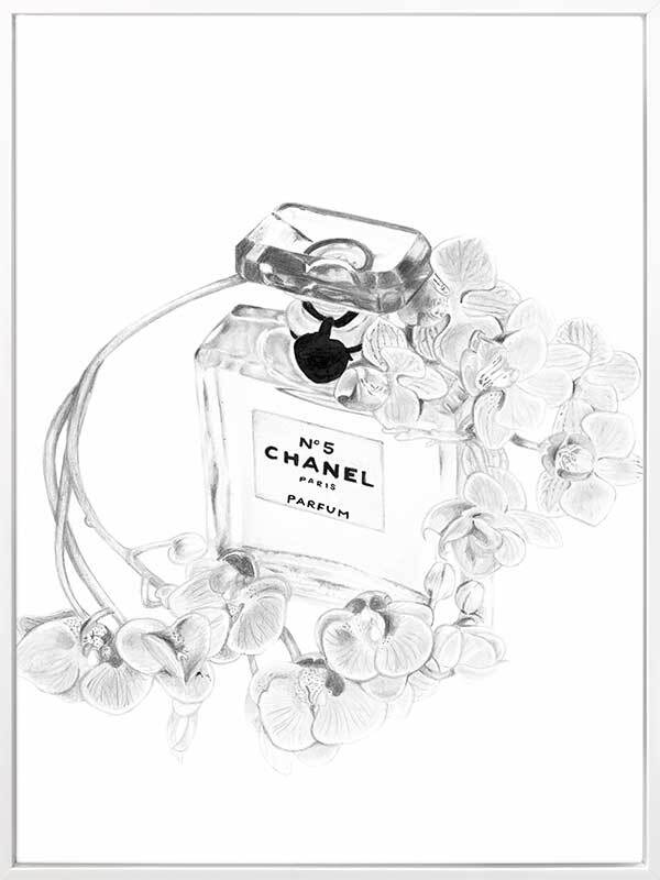 Chanel Bottle Canvas Art Print