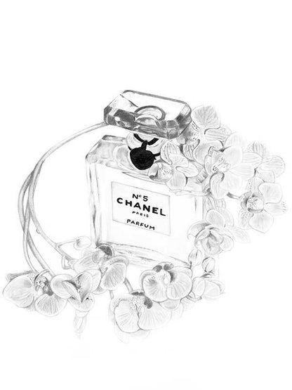 Chanel Bottle Canvas Art Print