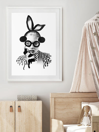Belle Framed Art Print | Lifestyle