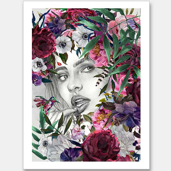 Luna Summer Nights Unframed Art Print