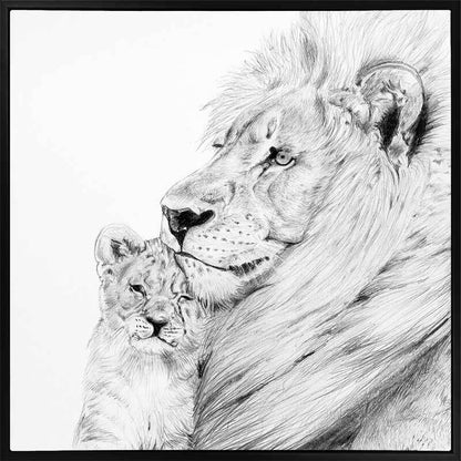 Lion Canvas Art Print