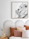 Lion Canvas Art Print | Lifestyle