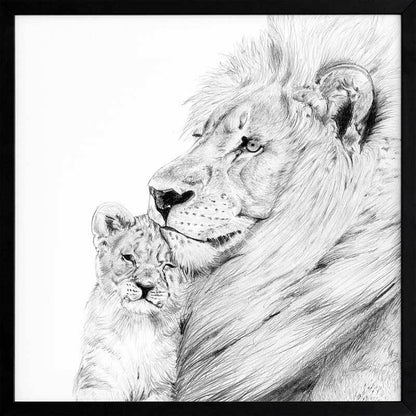 Lion Framed Art Print