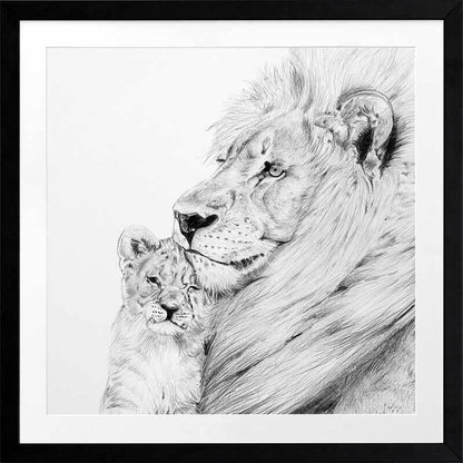 Lion Framed Art Print