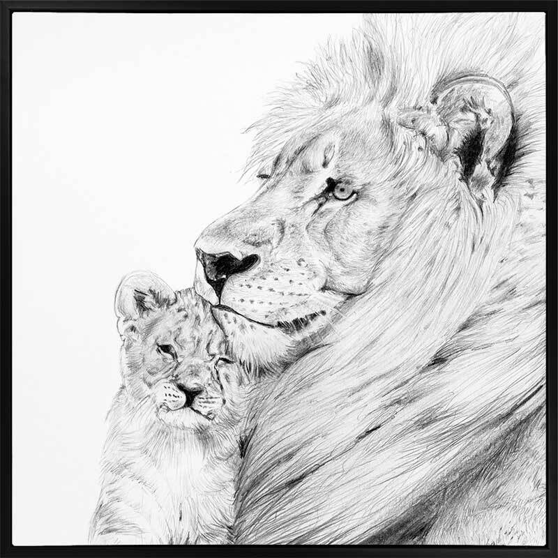 Lion Canvas Art Print