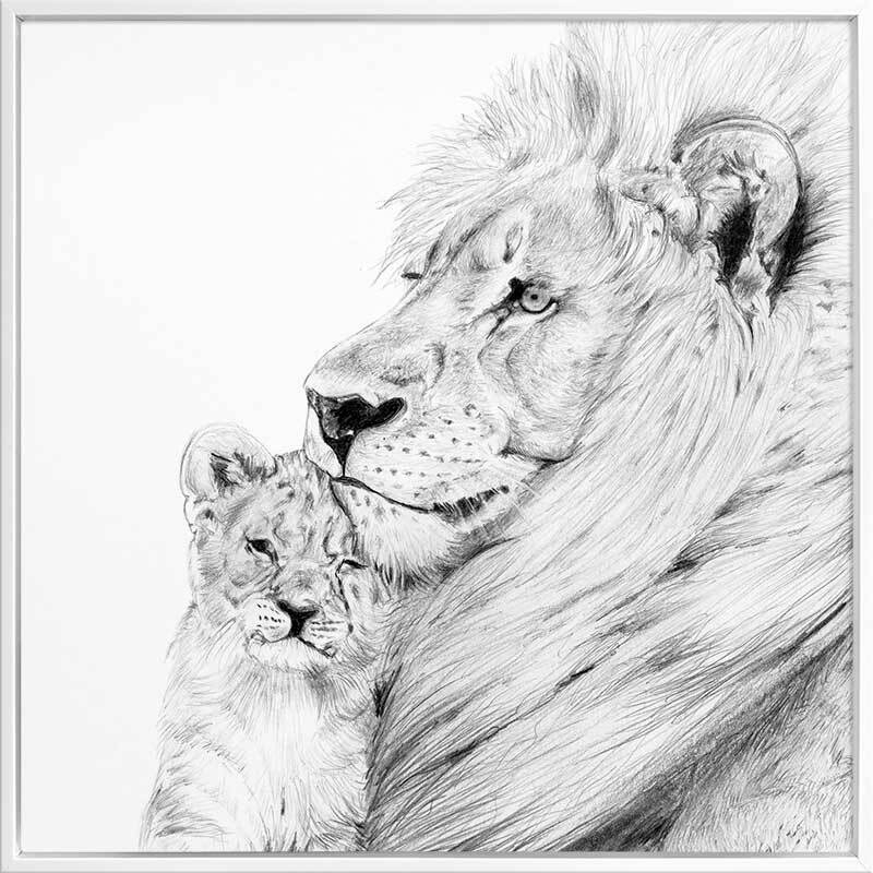 Lion Canvas Art Print