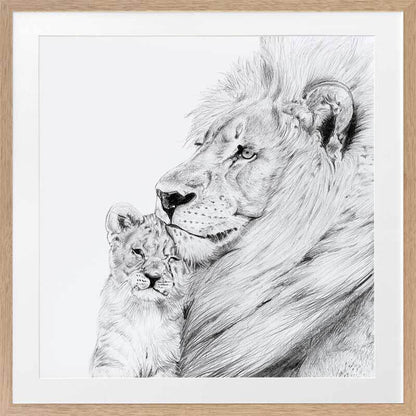 Lion Framed Art Print