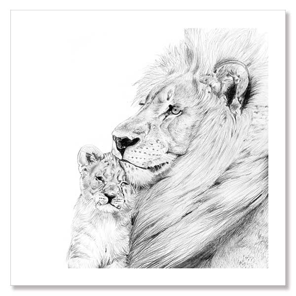 Lion Unframed Art Print