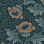 Material: Paste the Wall | Smooth Matte Finish - Sample: Not required, thank you - Wall Height: 2.4 metres | 7.8 feet - Wall Width: 2.4 metres | 7.8 feet - Wallpaper Colour: Peony Harvest Emerald