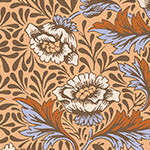 Material: Paste the Wall | Smooth Matte Finish - Sample: Not required, thank you - Wall Height: 2.4 metres | 7.8 feet - Wall Width: 2.4 metres | 7.8 feet - Wallpaper Colour: Peony Harvest Multicolour