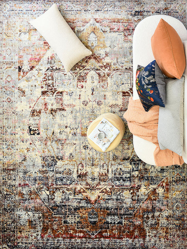 Anastasia Egyptian Stain-Resistant Rug | Lifestyle