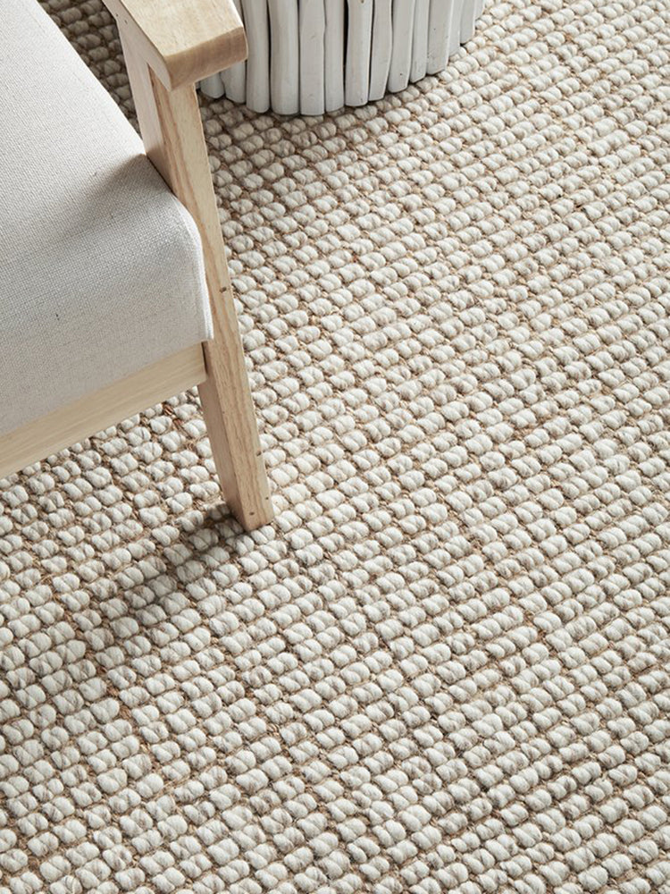 Arabella Natural Handmade Wool-Jute Blend Rug | Lifestyle