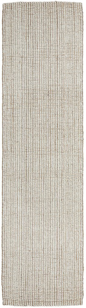 Arabella Natural Handmade Wool-Jute Blend Runner