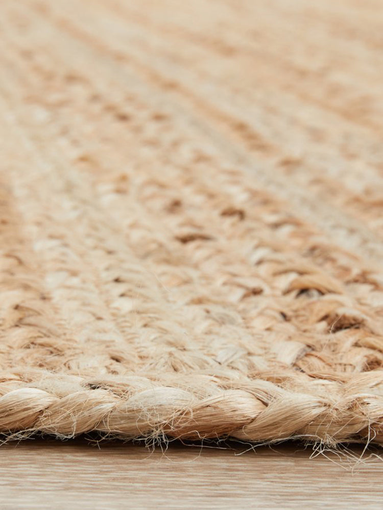 Bondi Natural Hand-Braided Jute Rug