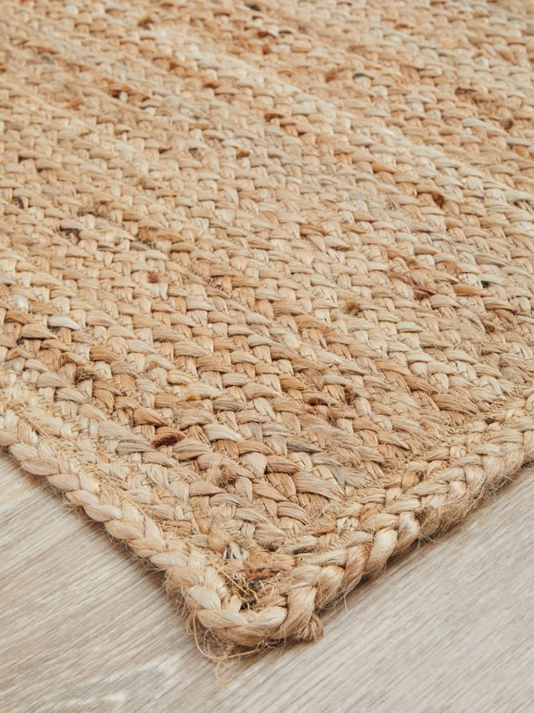 Bondi Natural Hand-Braided Jute Rug | Lifestyle