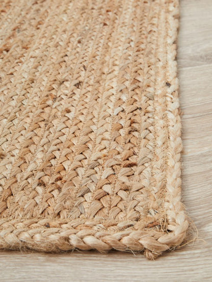 Bondi Natural Hand-Braided Jute Rug