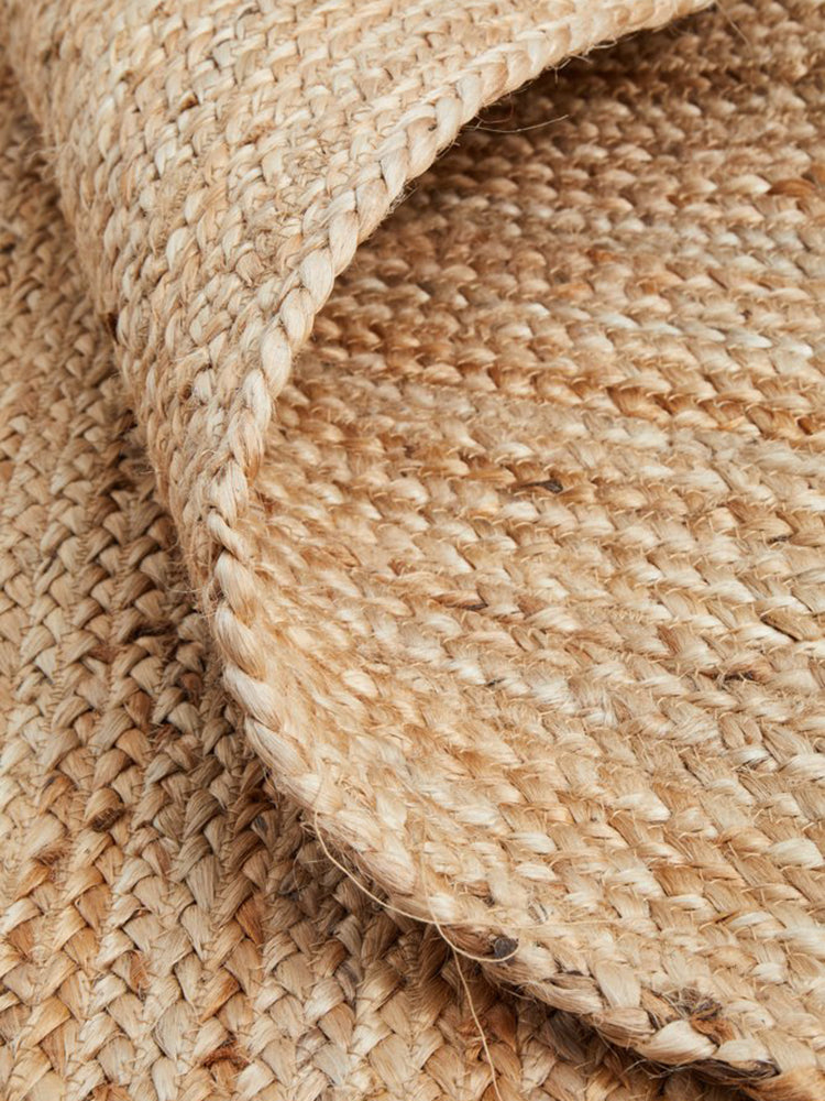 Bondi Natural Hand-Braided Jute Rug